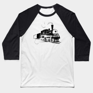Western Era - Steam Train Baseball T-Shirt